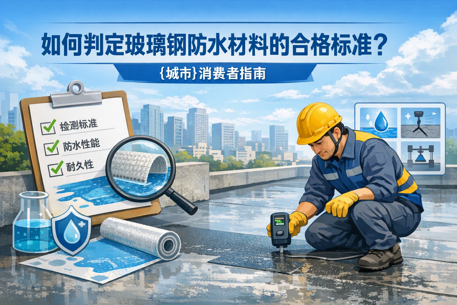 如何判定玻璃钢防水材料的合格标准？ 茂名 消费者指南