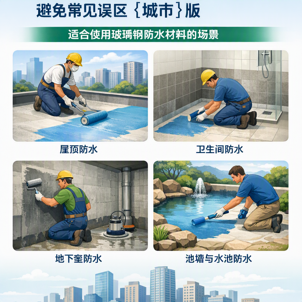 玻璃钢防水材料施工注意事项，避免常见误区 茂名 版