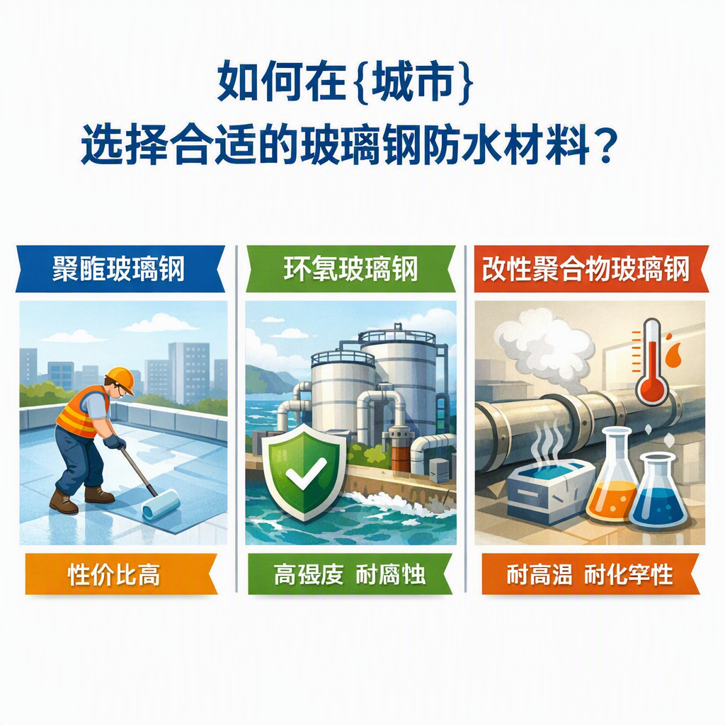 如何在茂名选择合适的玻璃钢防水材料？