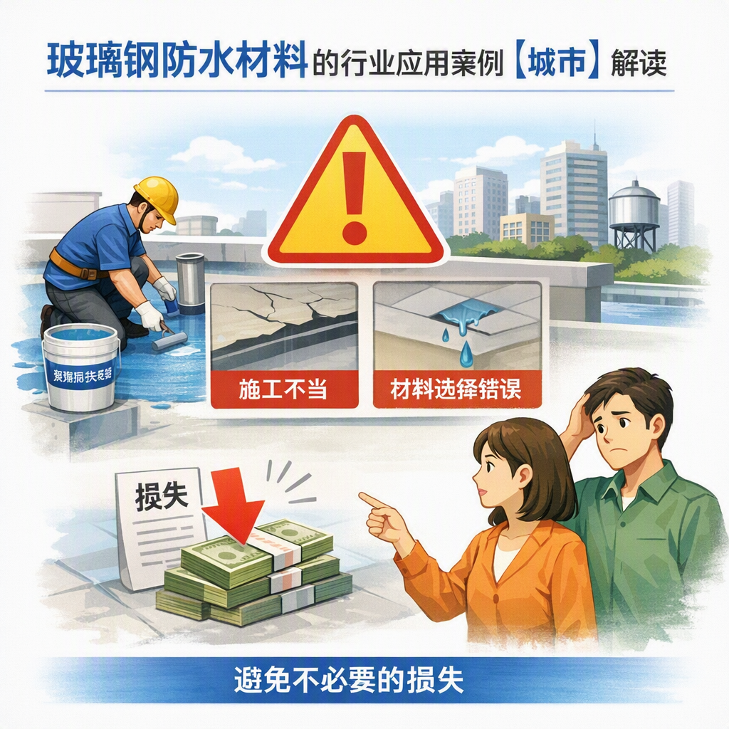 玻璃钢防水材料的行业应用案例，茂名解读