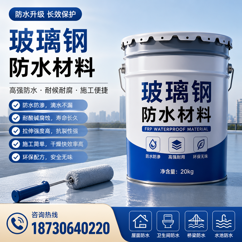 专家解析：玻璃钢防水材料的市场前景分析在 茂名