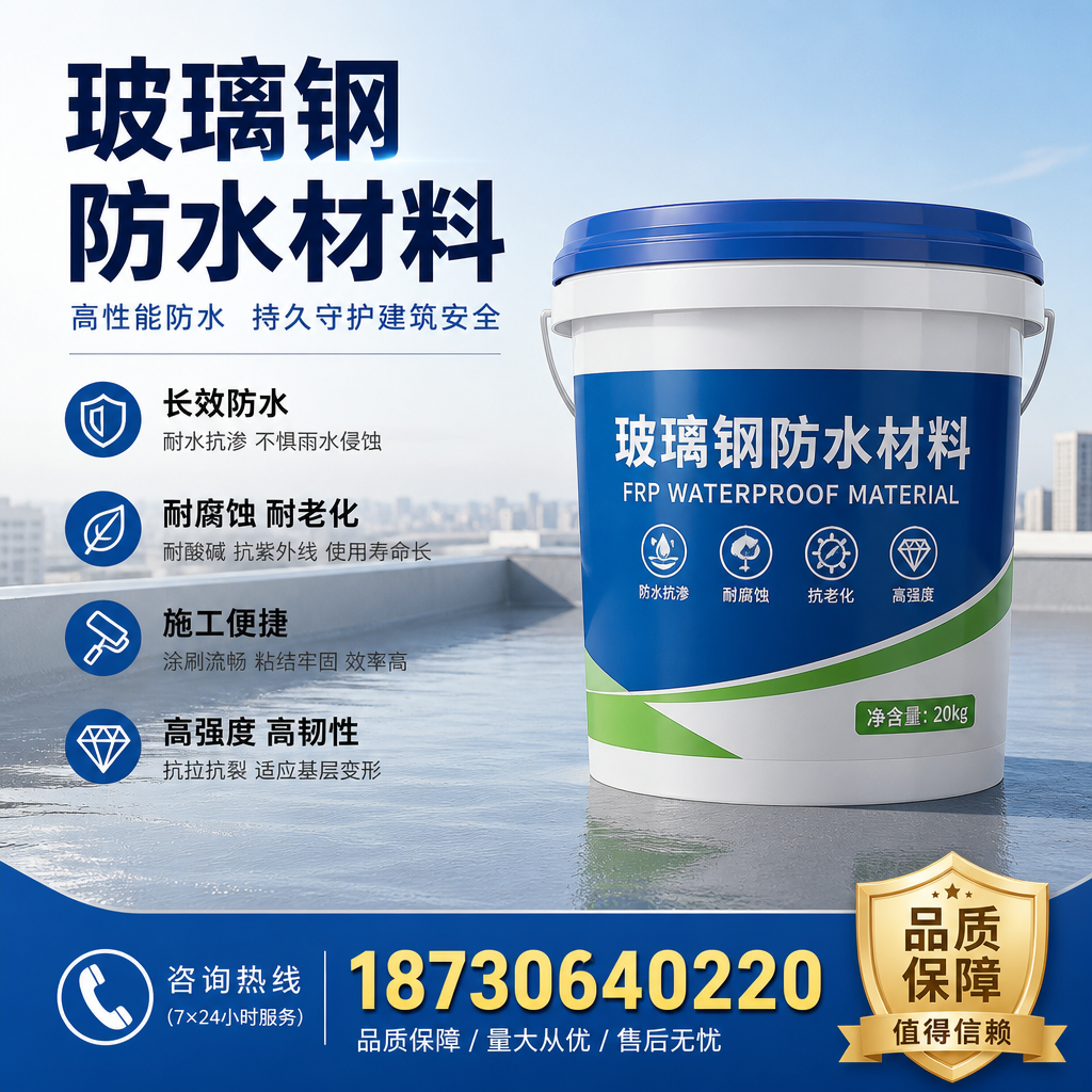 专家解析：玻璃钢防水材料的市场前景分析在 茂名