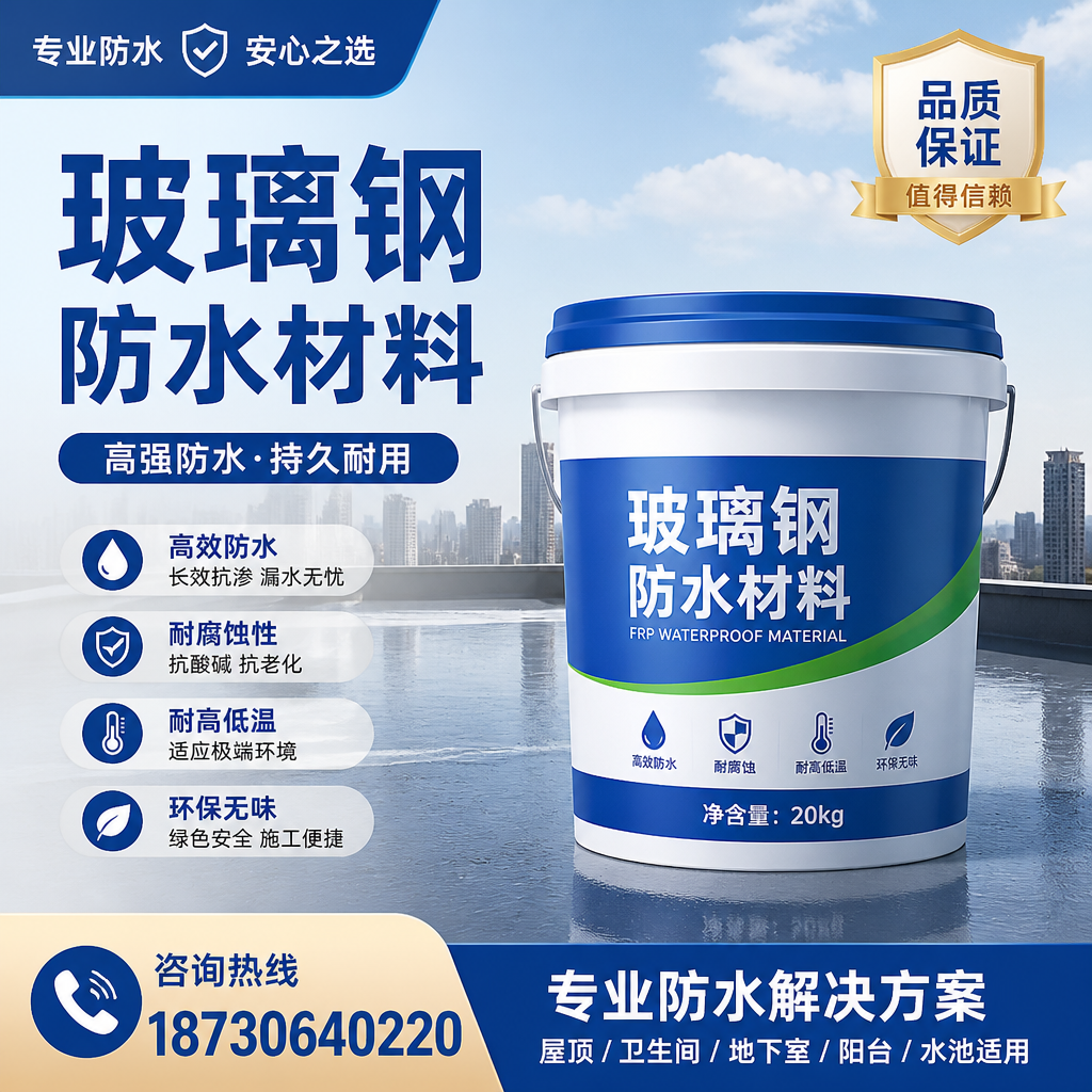 了解玻璃钢防水材料的市场趋势，茂名 企业不可不知